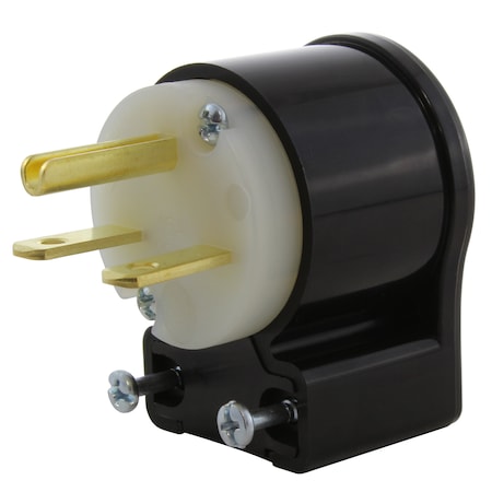 Ac Works Straight Blade Plug, 6-15P, 15 A, 250V AC, 2 Pole, Screw Terminals, Grounded ASE615P